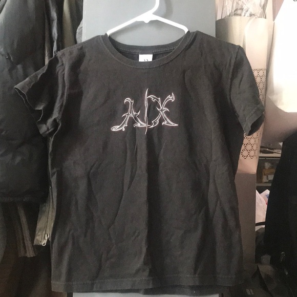 A/X Armani Exchange Tops - Armani Exchange Logo T-shirt